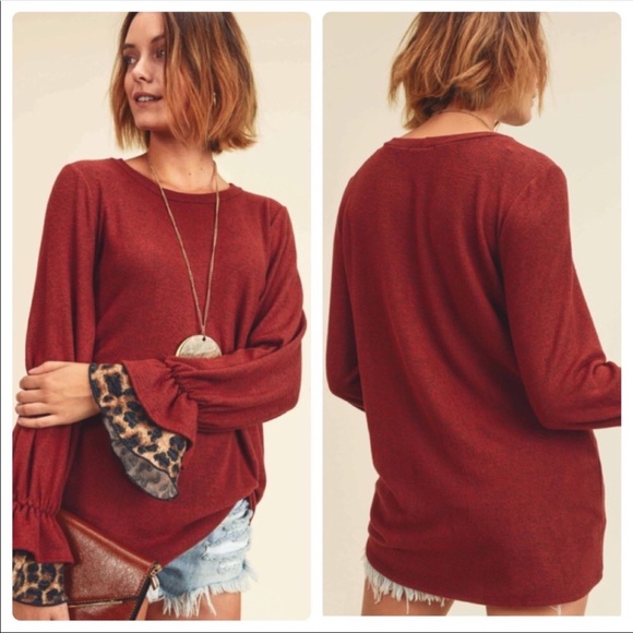 ✋Sold Out!!!🤚Gorgeous Cashmere Brushed Wine - Picture 2 of 8